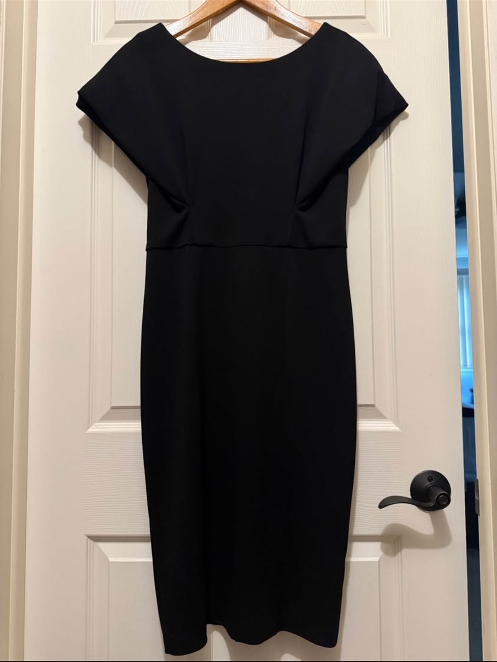 Express Black Midi Sheath Dress